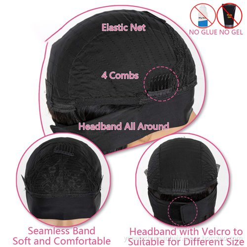 Cheap Selling Wholesale Fashion 150% Density With Headband Burmese human hair wig Body Wave Human Hair Wigs Undetectable Knots